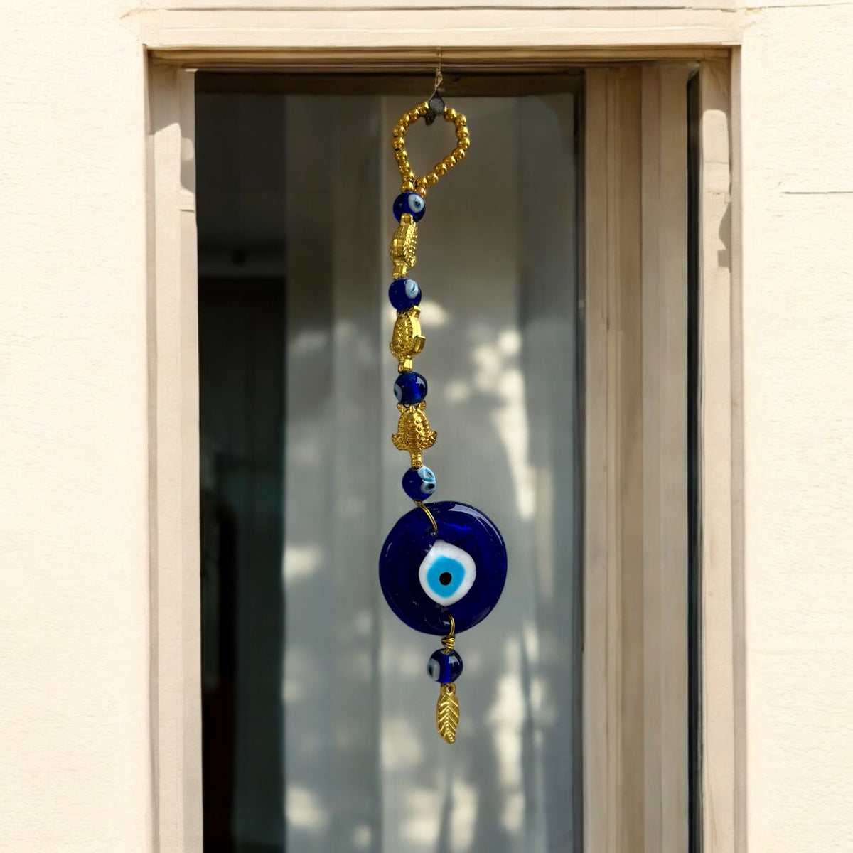 Golden Charm Evil Eye Amulet