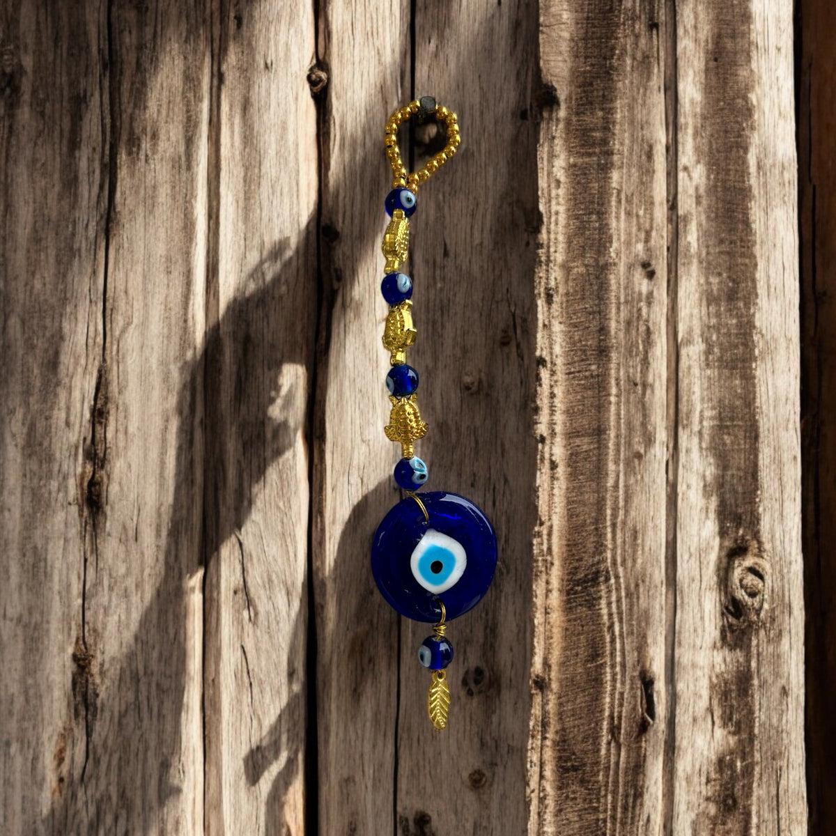 Golden Charm Evil Eye Amulet